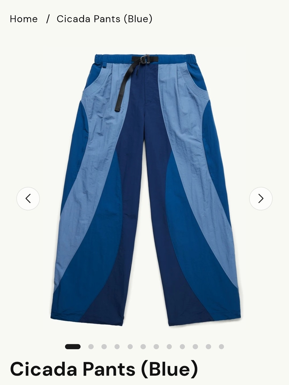 Kawa Club Cicada Pants In Blue